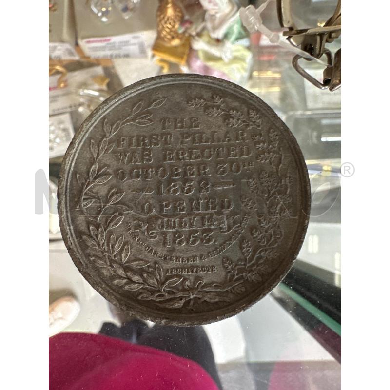 MEDAGLIA NEW YORK  1853 | Mercatino dell'Usato Chivasso 2