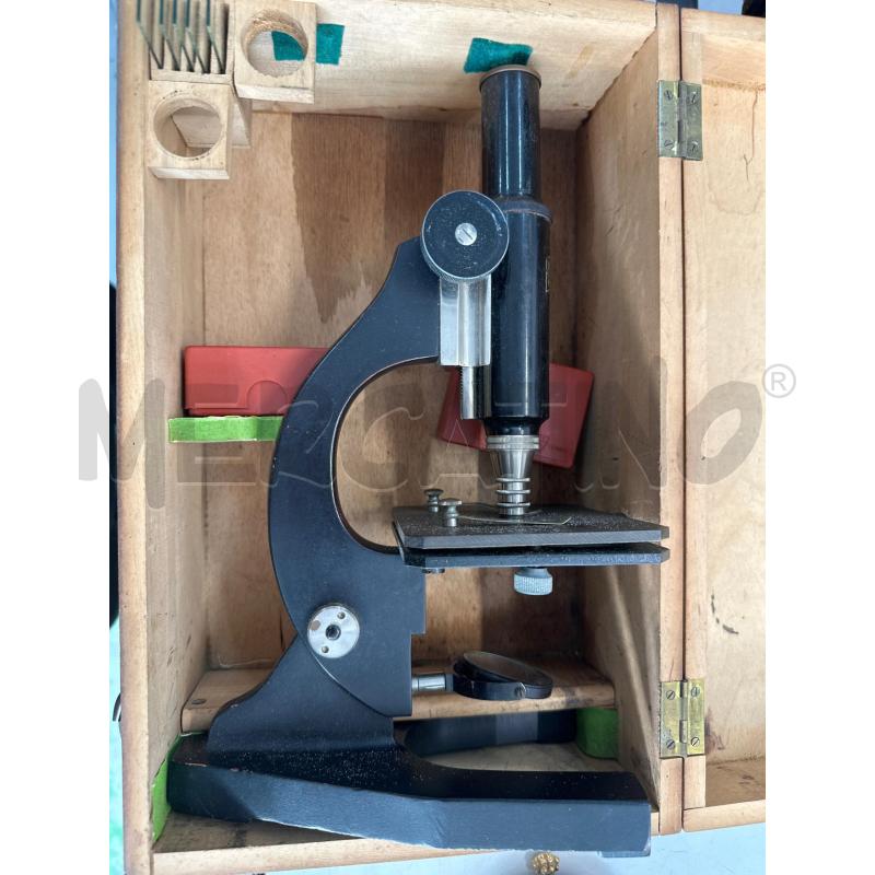 MICROSCOPIO WETZLAR SCATOLA LEGNO  | Mercatino dell'Usato Chivasso 1