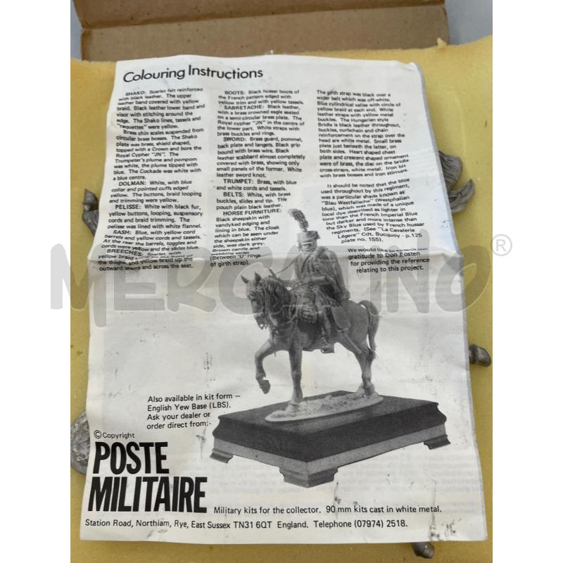 MODELLINO POSTE ITALIANE INCOMPLETO (SOLO CAVALLO) | Mercatino dell'Usato Chivasso 2