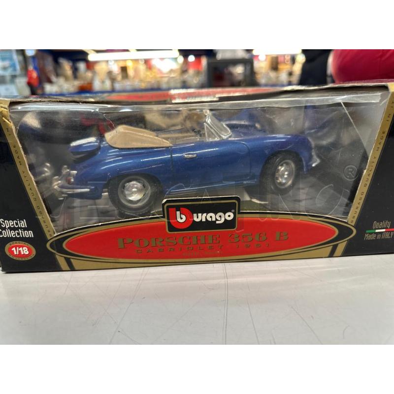 MODELLO BURAGO 1/18 PORSCHE 356 B CABRIOLET 1961 | Mercatino dell'Usato Chivasso 1