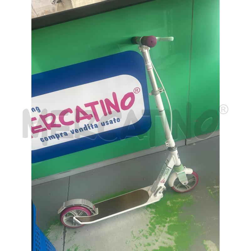 MONOPATTINO OXELO MID 9 ROSA BIANCO  | Mercatino dell'Usato Chivasso 1