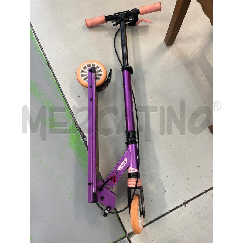 MONOPATTINO VIOLA OXELO CON FRENO | Mercatino dell'Usato Chivasso 1