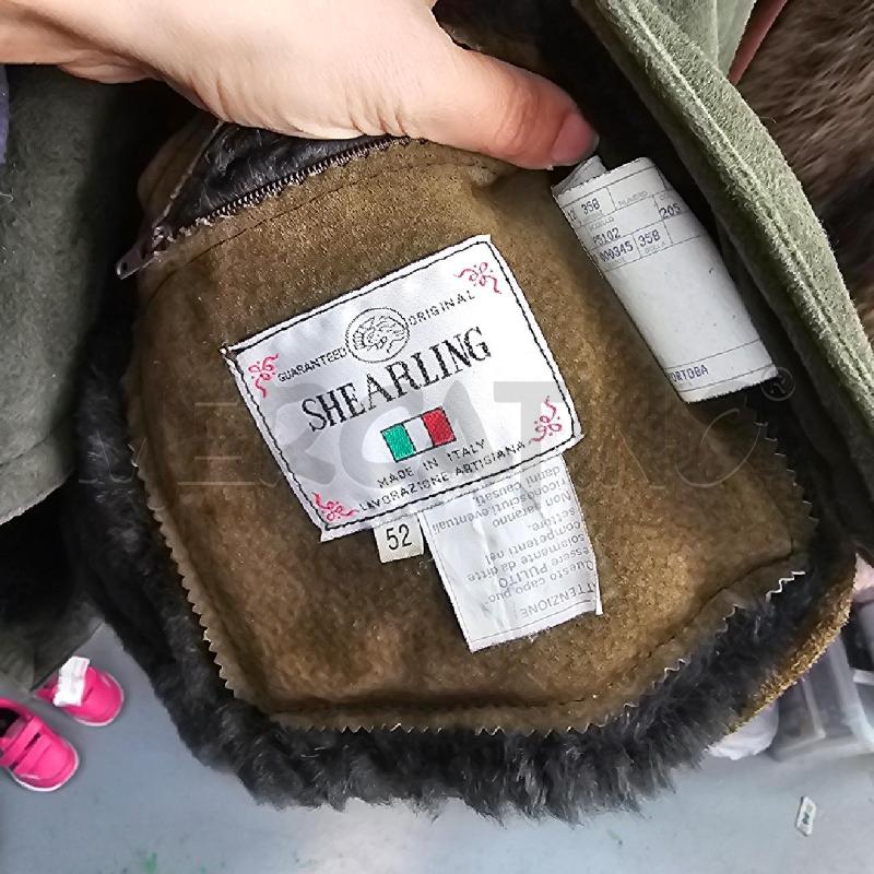 MONTONE UOMO SHERLING VERDE PELLICCIOTTO | Mercatino dell'Usato Chivasso 3