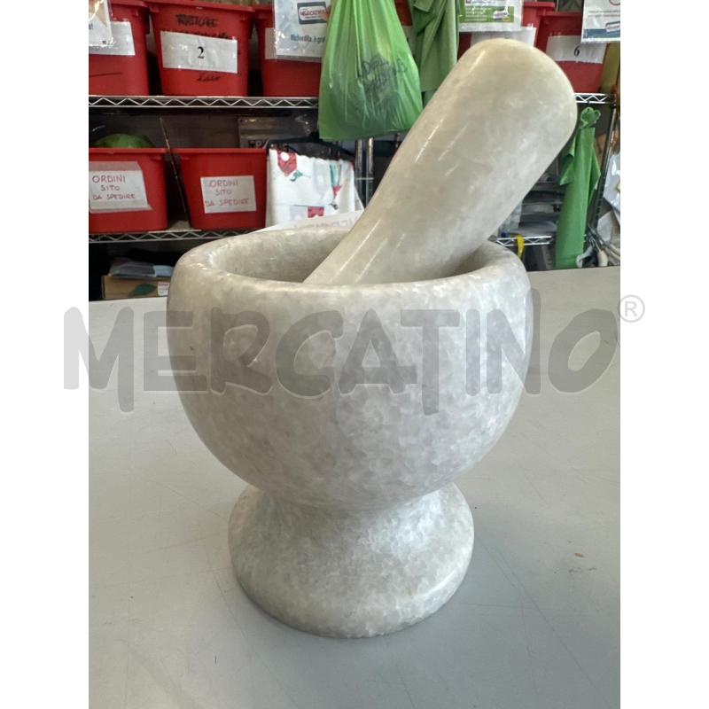 MORTAIO MARMO CON PESTELLO  | Mercatino dell'Usato Chivasso 1