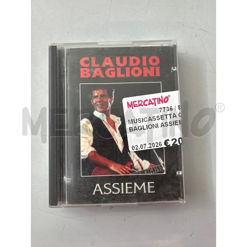 MUSICASSETTA CLAUDIO BAGLIONI ASSIEME  | Mercatino dell'Usato Chivasso 1