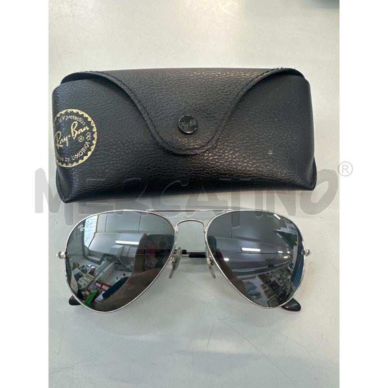 OCCHIALI DONNA RAYBAN AVIATORE LARGE METAL CON CUSTODIA | Mercatino dell'Usato Chivasso 1