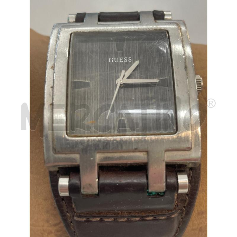 OROLOGIO DA POLSO GUESS CINTURINO MARR PELLE | Mercatino dell'Usato Chivasso 3