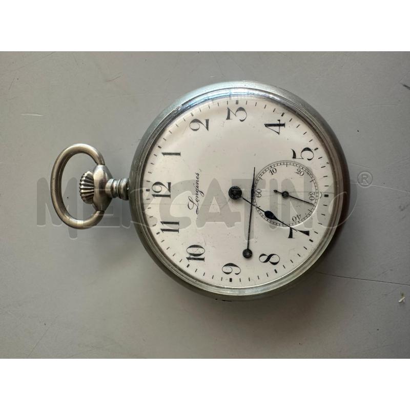 OROLOGIO DA TASCHINO LONIGNES CARICA BLOCCATA LANCETTA SALTATA  | Mercatino dell'Usato Chivasso 1