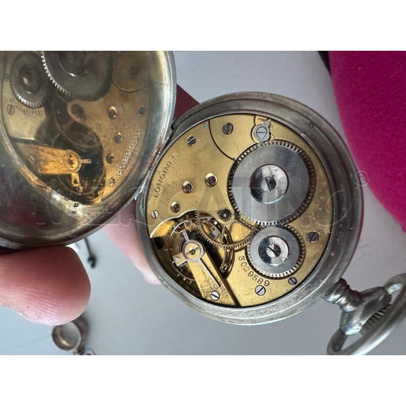 OROLOGIO DA TASCHINO LONIGNES CARICA BLOCCATA LANCETTA SALTATA  | Mercatino dell'Usato Chivasso 2