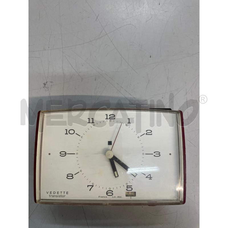 OROLOGIO DA TAVOLO TRANSISTOR VEDETTE | Mercatino dell'Usato Chivasso 1