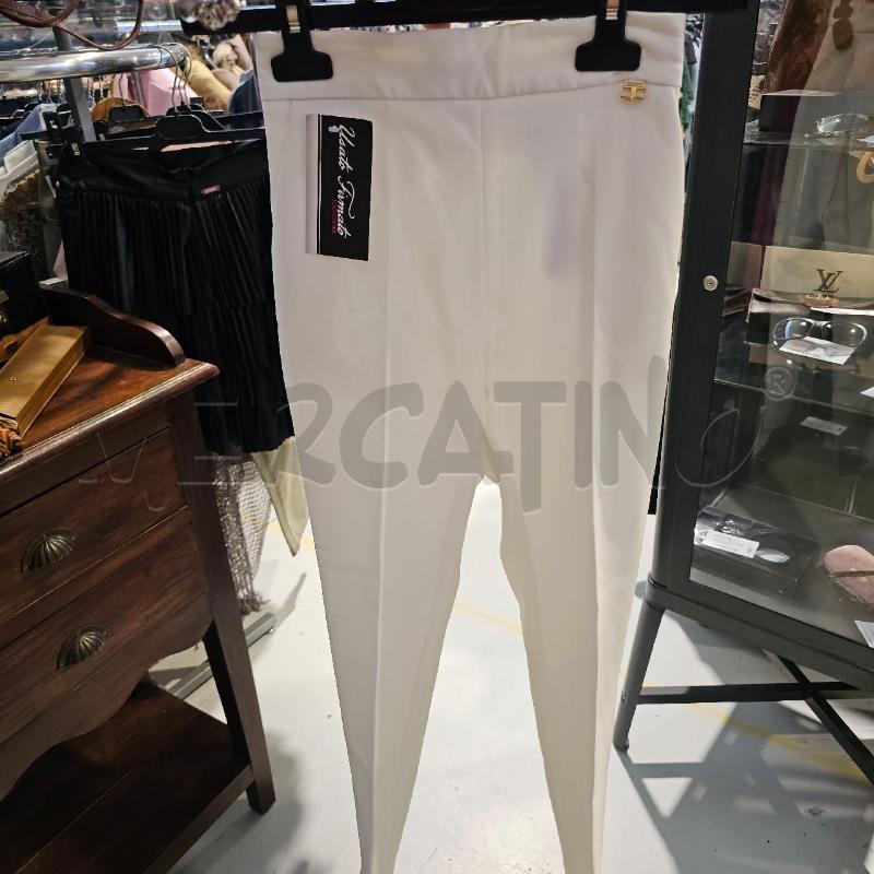 PANTALONE DONNA BIANCO ELISABETTI FRANCHI  | Mercatino dell'Usato Chivasso 1