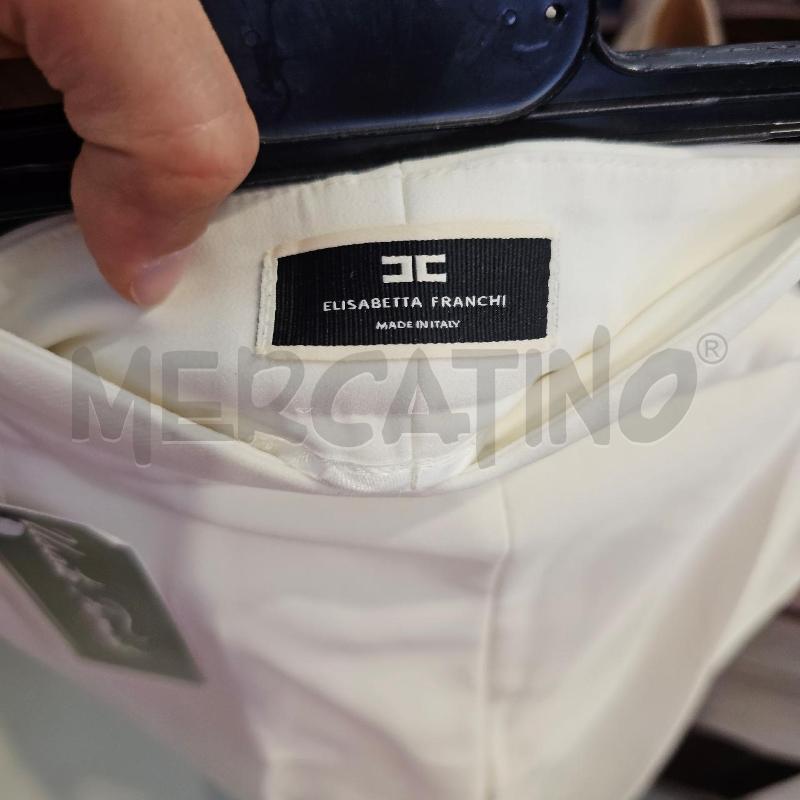 PANTALONE DONNA BIANCO ELISABETTI FRANCHI  | Mercatino dell'Usato Chivasso 3