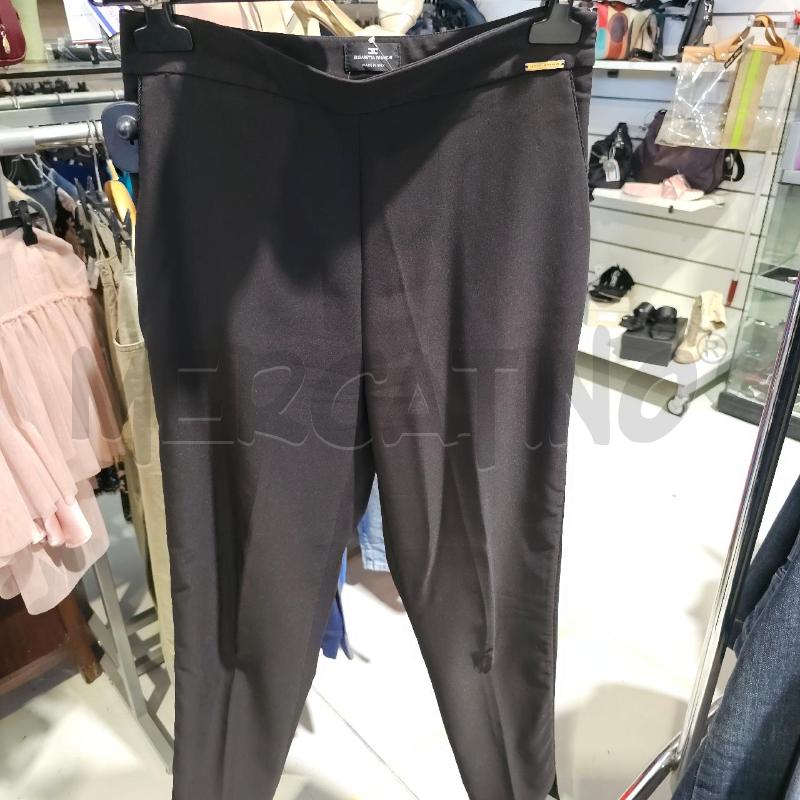 PANTALONE DONNA ELISABETTA FRANCHI NERO CLASSICO | Mercatino dell'Usato Chivasso 1