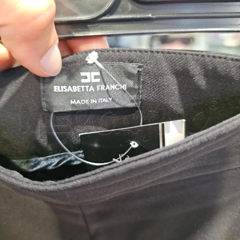 PANTALONE DONNA ELISABETTA FRANCHI NERO CLASSICO | Mercatino dell'Usato Chivasso 3
