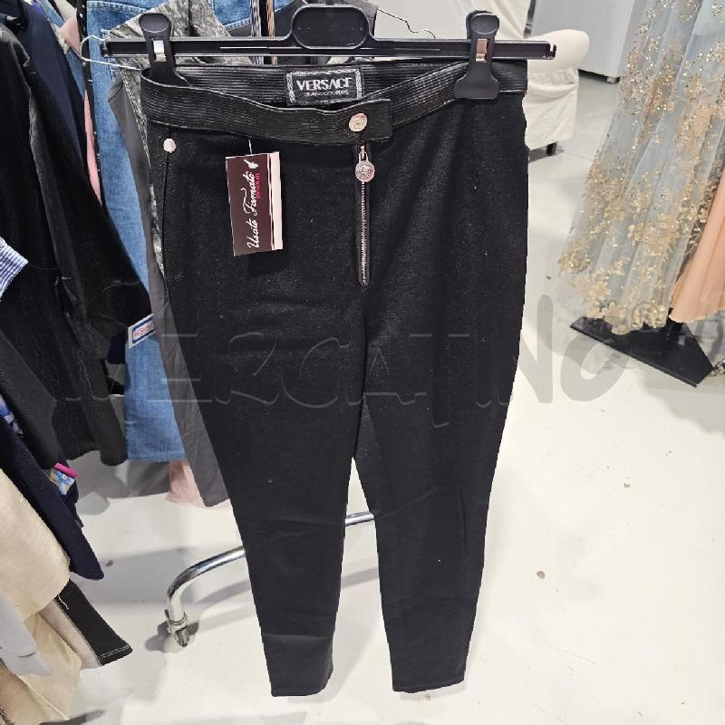 PANTALONE DONNA NERA VERSACE  | Mercatino dell'Usato Chivasso 1