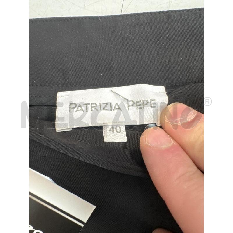 PANTALONE DONNA NERO PATRIZIA PEPE STRISCIA BEIGE FUXIA  | Mercatino dell'Usato Chivasso 2