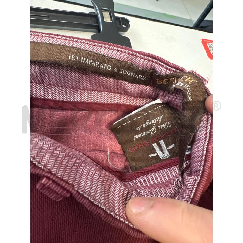 PANTALONE UOMO BORDEAUX BERWICH  | Mercatino dell'Usato Chivasso 2