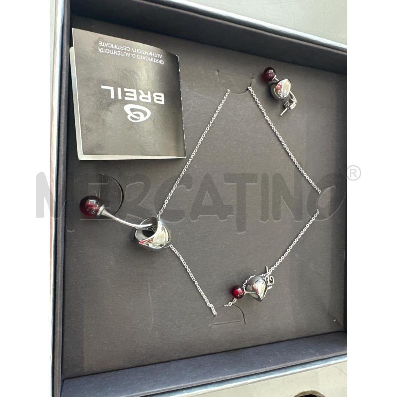 PARURE COLLANA BREIL RED ORECCHINI COLLANA  | Mercatino dell'Usato Chivasso 1