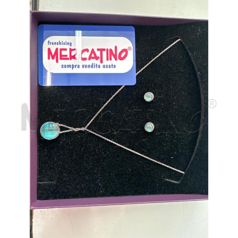 PARURE STROILI CASTONI AZZURRO 925 | Mercatino dell'Usato Chivasso 1