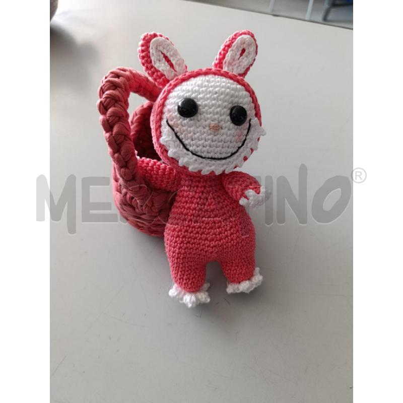 PELUCHE UNCINETTO ROSA LABUBU  | Mercatino dell'Usato Chivasso 1