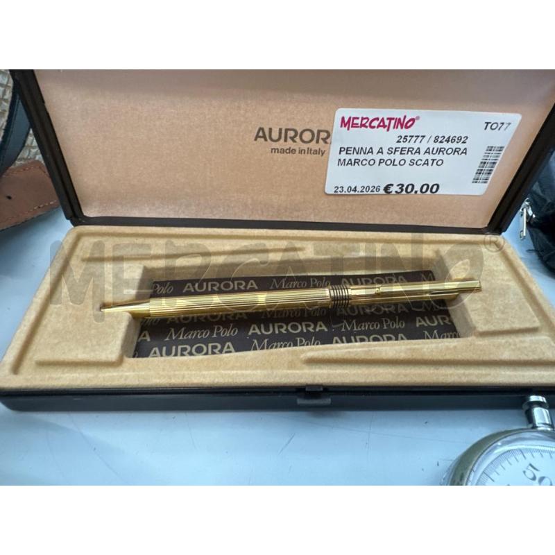PENNA A SFERA AURORA MARCO POLO SCATOLA MARR | Mercatino dell'Usato Chivasso 1