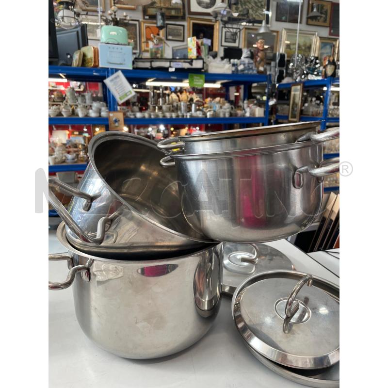 PENTOLE VALCO SERIE 4 + ACCESSORIO  | Mercatino dell'Usato Chivasso 2