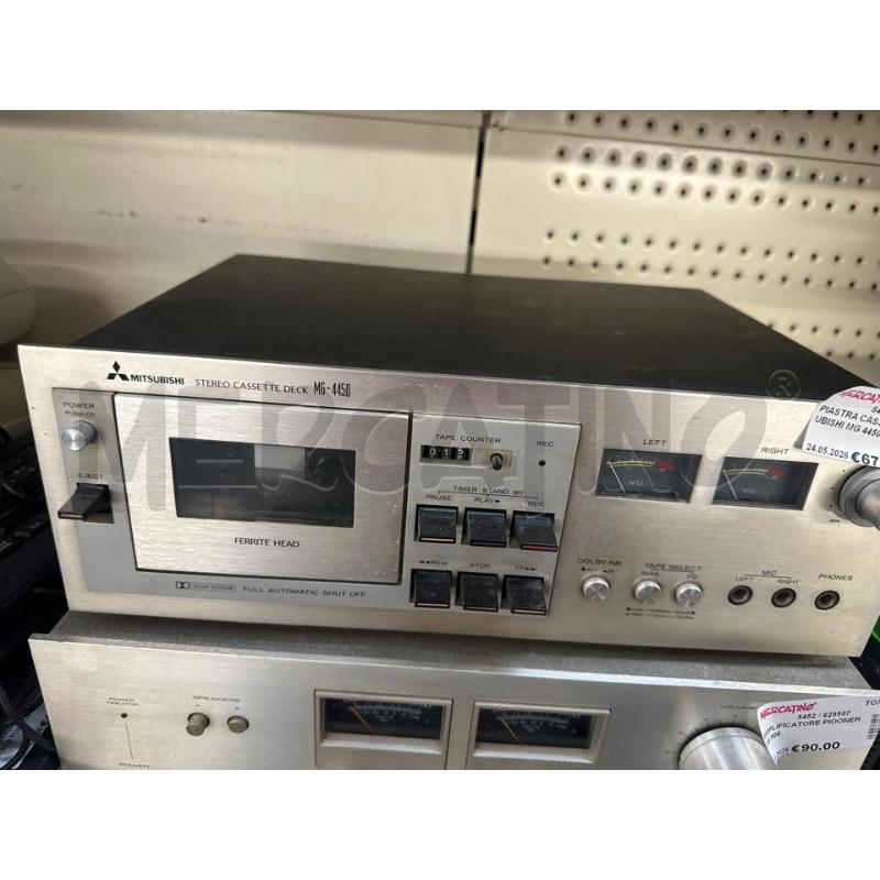 PIASTRA CASSETTE MITSUBISHI MG 4450 | Mercatino dell'Usato Chivasso 1