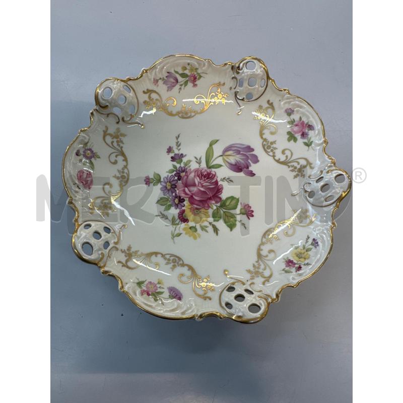 PIATTINO TRAF ROSENTHAL FLORELAE DORATO  | Mercatino dell'Usato Chivasso 1