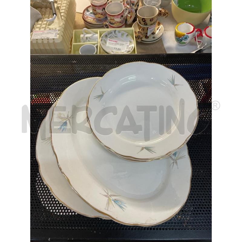 PIATTI PZ. 4 + PORTATE PAGNOSSIN  | Mercatino dell'Usato Chivasso 1