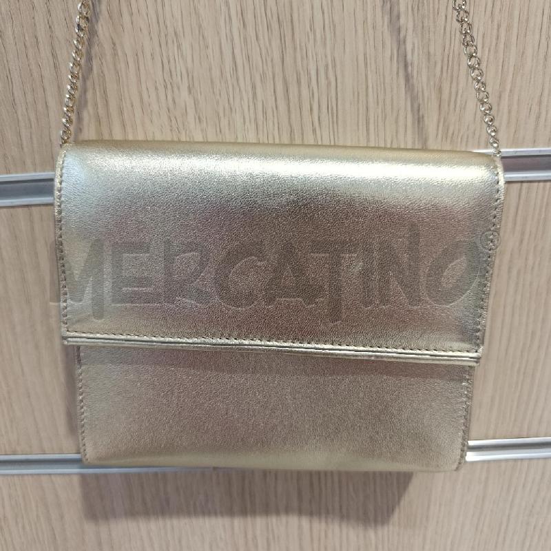 POCHETTE MAX MARA ORO IN PELLE | Mercatino dell'Usato Chivasso 1