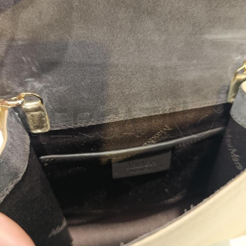POCHETTE MAX MARA ORO IN PELLE | Mercatino dell'Usato Chivasso 4
