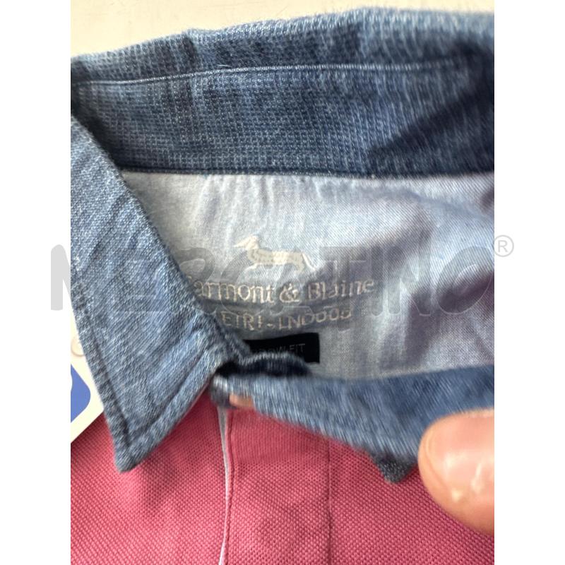 POLO UOMO HARMONT & BLAINE ROSA COLLETTO BLU | Mercatino dell'Usato Chivasso 2