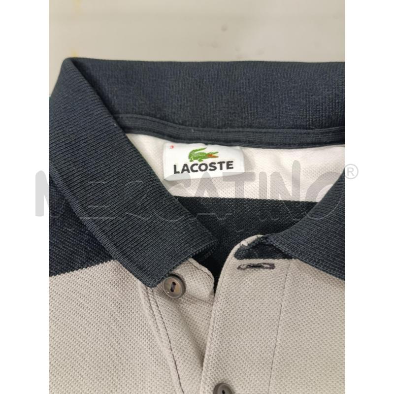POLO UOMO NERO BIANCO MARR.LACOSTE | Mercatino dell'Usato Chivasso 2
