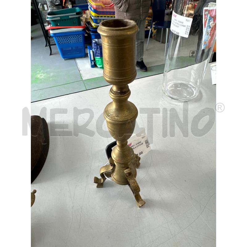 PORTA CANDELA OTTONE  | Mercatino dell'Usato Chivasso 1