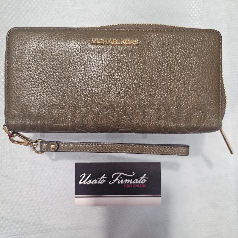 PORTA FOGLIO MICHAEL KORS VERDONE PELLE | Mercatino dell'Usato Chivasso 1