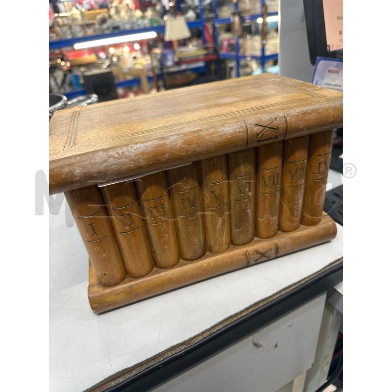 PORTA GIOIE LEGNO LIBRI  | Mercatino dell'Usato Chivasso 1