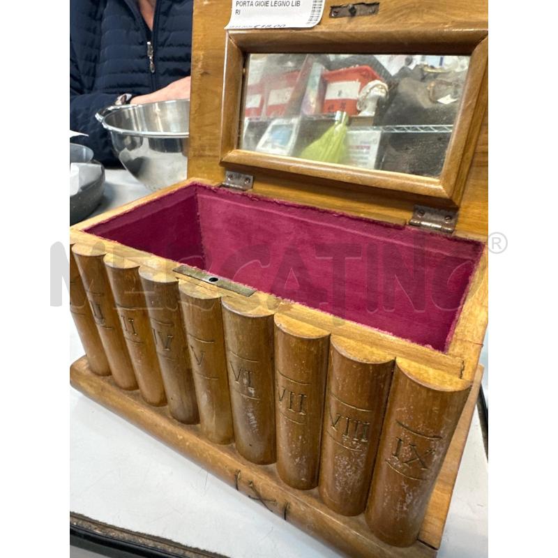 PORTA GIOIE LEGNO LIBRI  | Mercatino dell'Usato Chivasso 2