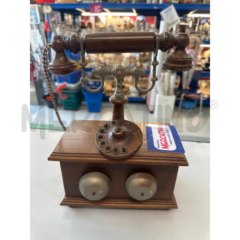 PORTA GIOIE TELEFONO LEGNO  | Mercatino dell'Usato Chivasso 1