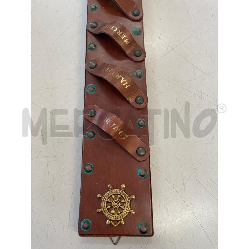PORTA PIPE GIORNI DELLA SETTIMANA PELLE | Mercatino dell'Usato Chivasso 1