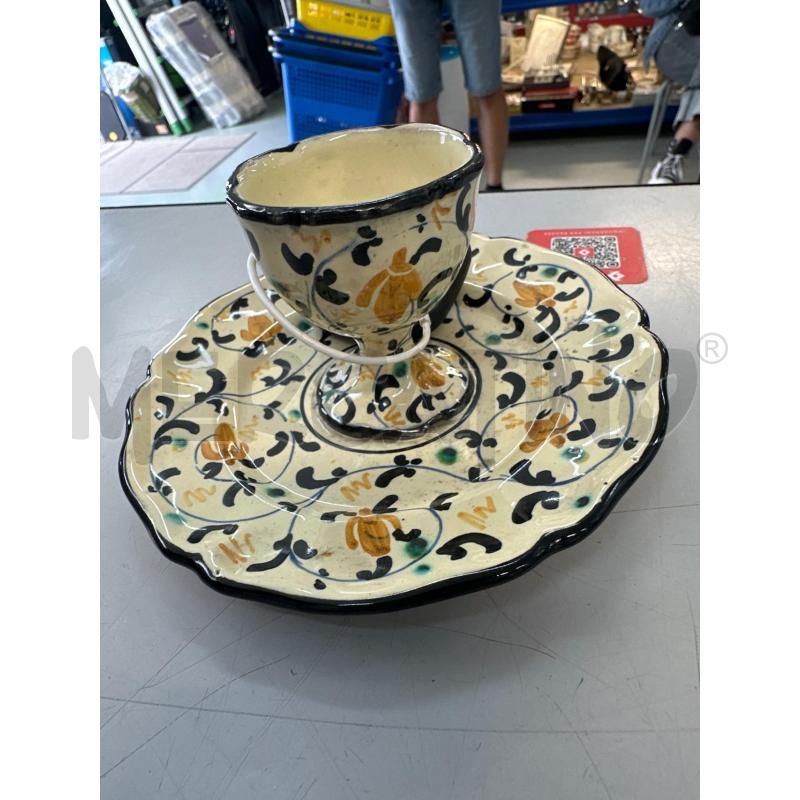 PORTA UOVO MAIOLICHE ASCOLANE CERAMICA  | Mercatino dell'Usato Chivasso 1