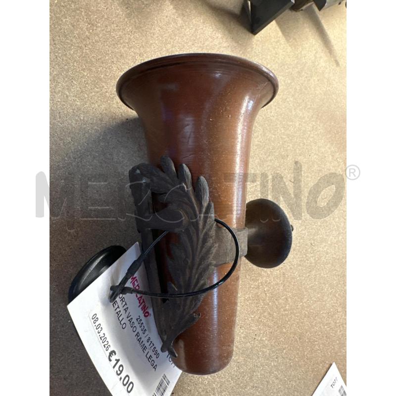PORTA VASO RAME LEGA METALLO  | Mercatino dell'Usato Chivasso 3