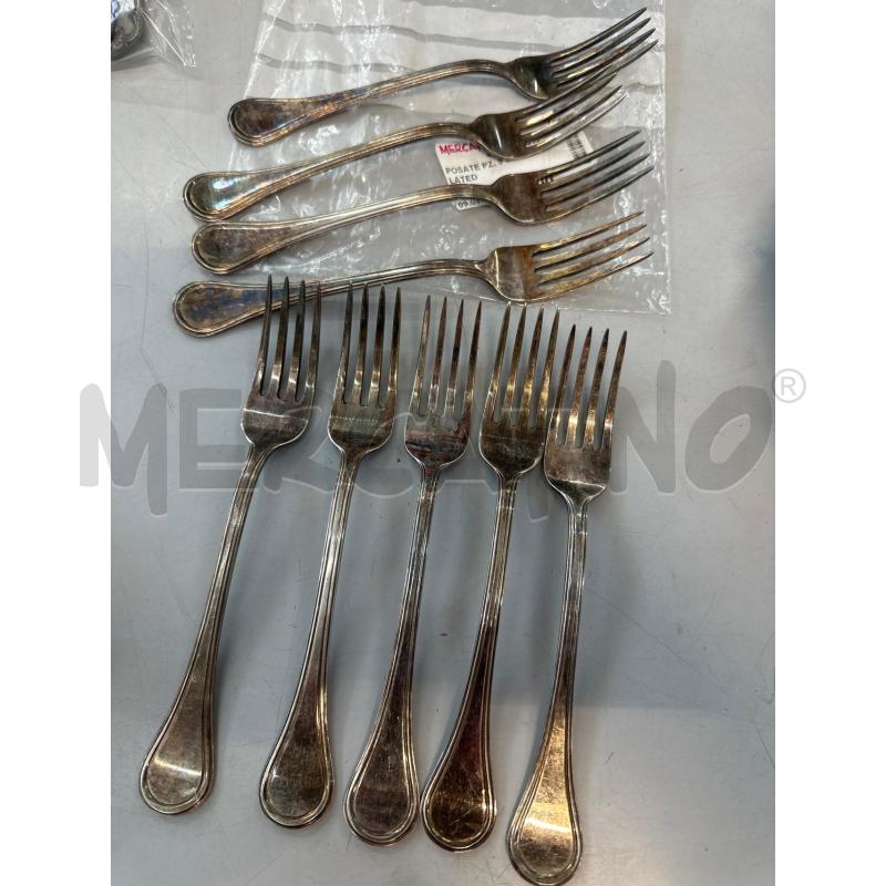 POSATE PZ. 9 SILVER PLATED   | Mercatino dell'Usato Chivasso 1