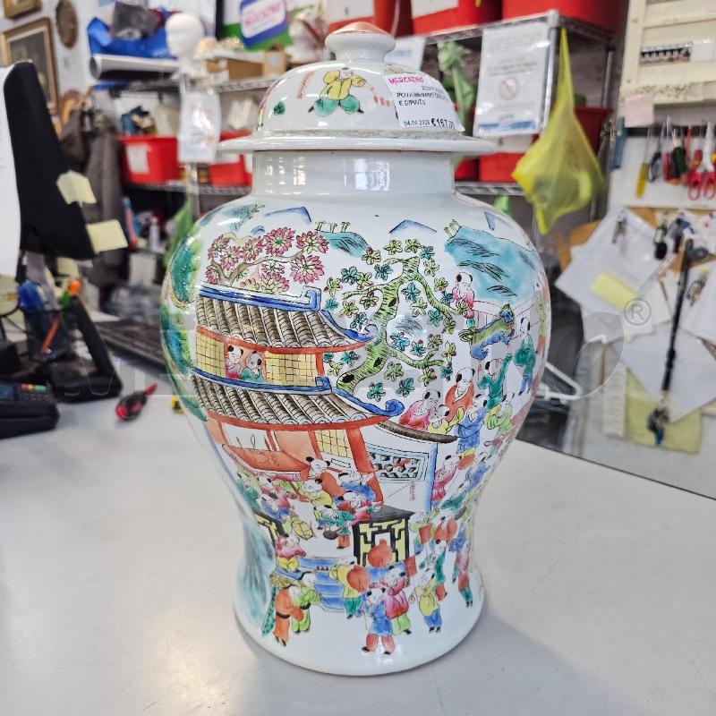 POTICHE VASO ORIENTALE DIPINTO | Mercatino dell'Usato Chivasso 2