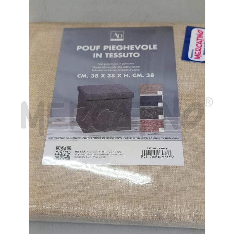 POUF PIEGHEVOLE ADTREND 38+38 | Mercatino dell'Usato Chivasso 1