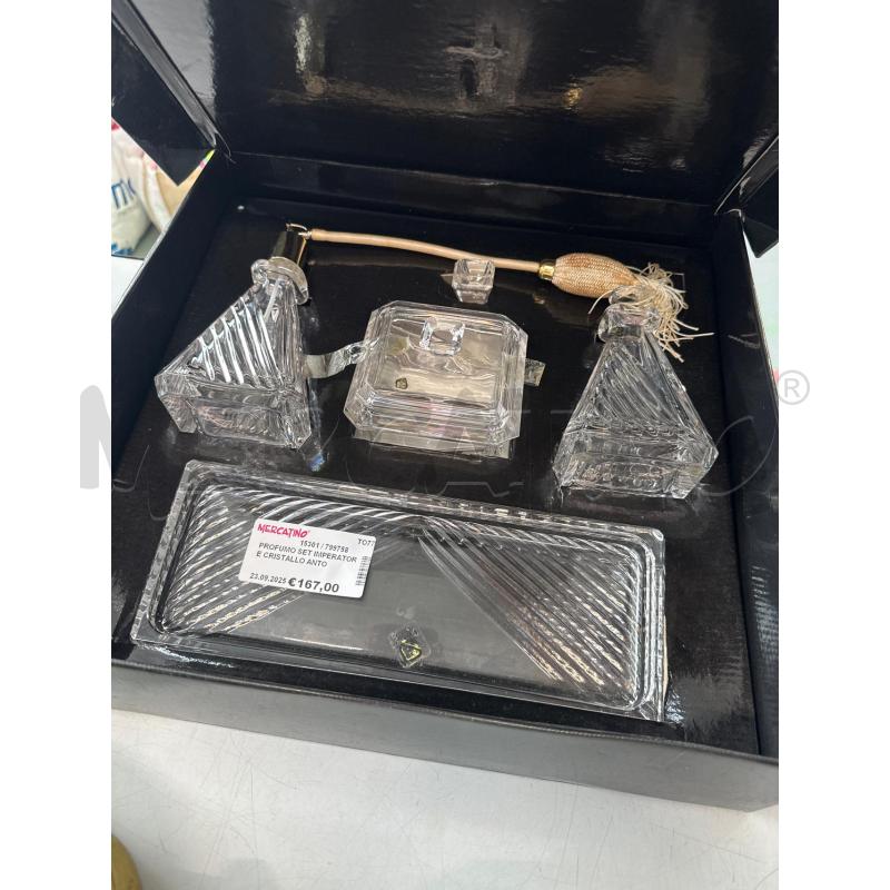 PROFUMO SET IMPERATORE CRISTALLO ANTORIO IMPERATORE CRISTALLO  | Mercatino dell'Usato Chivasso 1