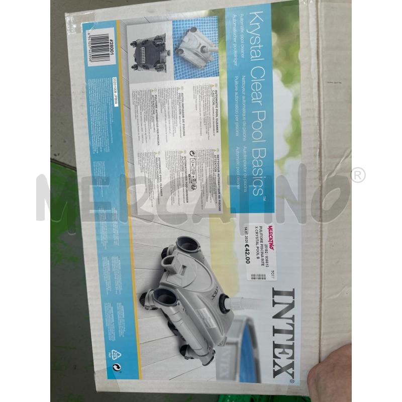 PULITORE PISCINA INTEX CRYSTAL POOL BASICS | Mercatino dell'Usato Chivasso 1