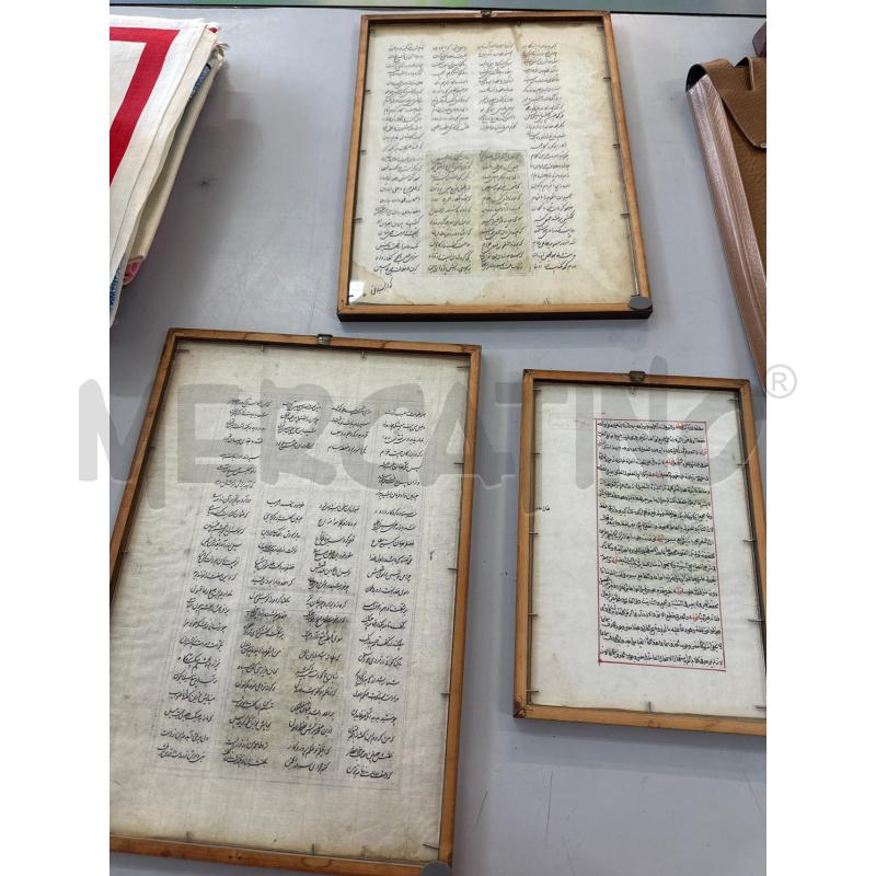 QUADRETTO MONOSCRITTO PERSIANO PZ 3 | Mercatino dell'Usato Chivasso 5