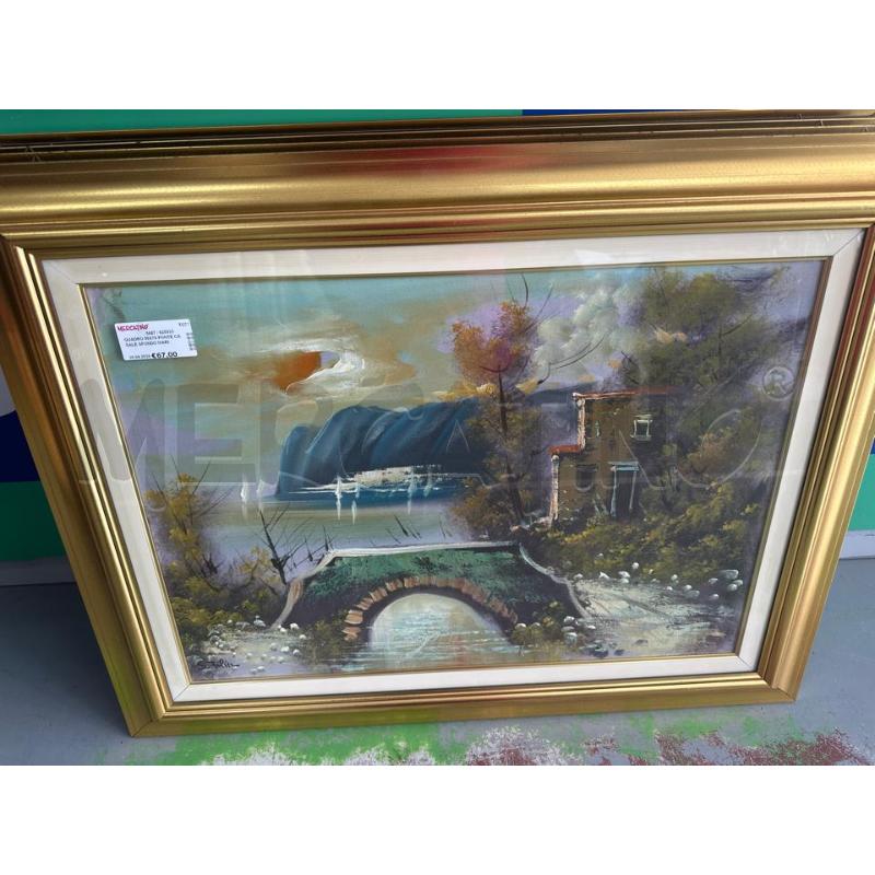 QUADRO 90X70 PONTE CASALE SFONDO MARITTIMO  | Mercatino dell'Usato Chivasso 1