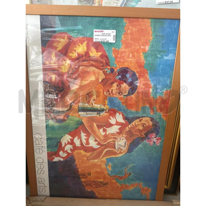 QUADRO CAFE DES ARTS  | Mercatino dell'Usato Chivasso 1