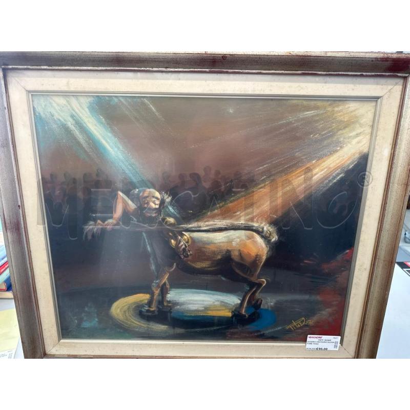 QUADRO CENTAURO SUONATORE 75X62 | Mercatino dell'Usato Chivasso 1